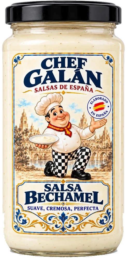 Tarro de Salsa Bechamel Chef Galán